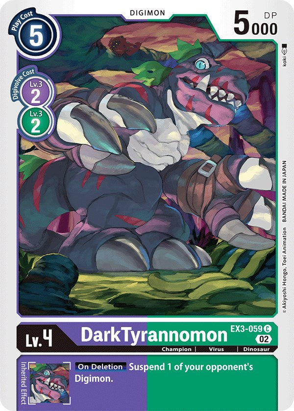 DarkTyrannomon [EX3-059] [Draconic Roar] | Total Play