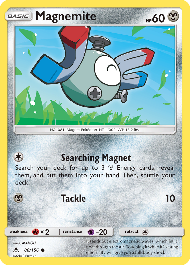 Magnemite (80/156) [Sun & Moon: Ultra Prism] | Total Play