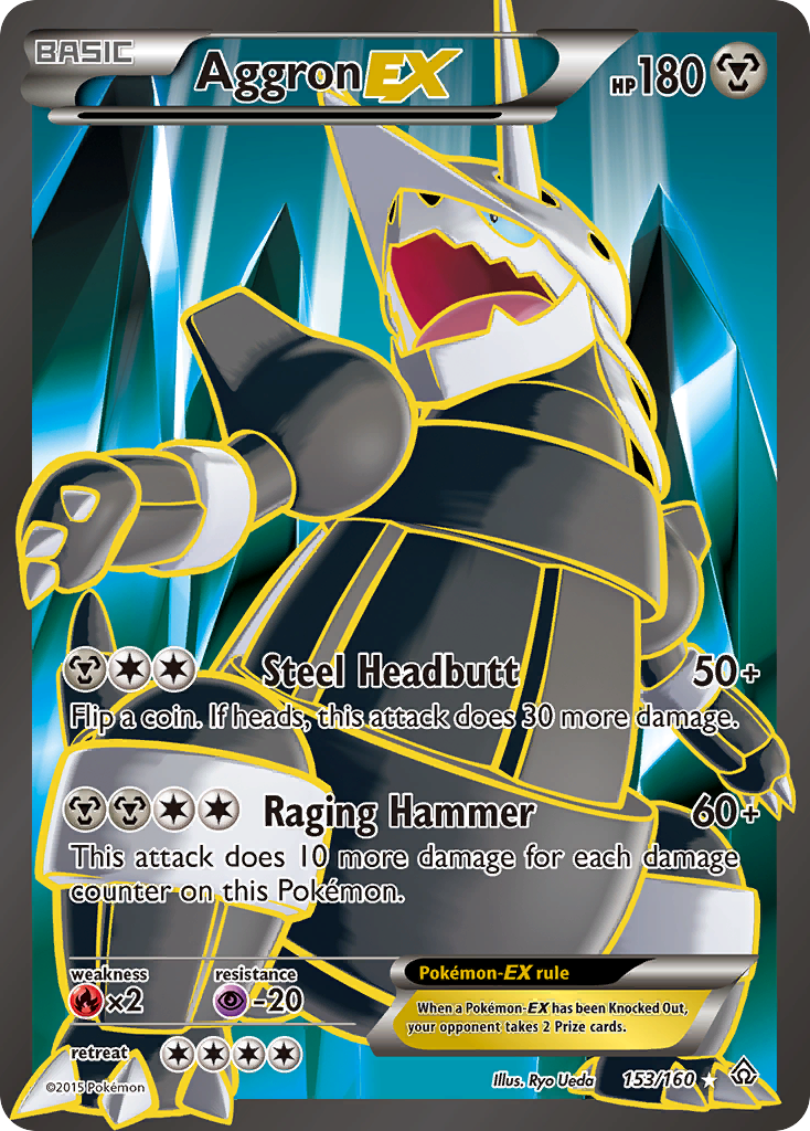 Aggron EX (153/160) [XY: Primal Clash] | Total Play