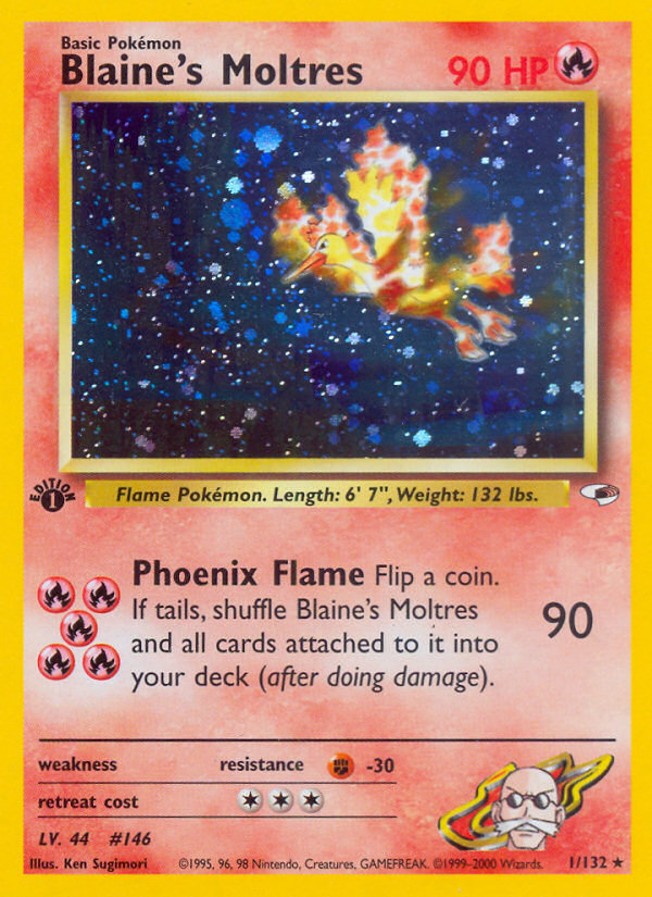 Blaine's Moltres (1/132) [Gym Heroes 1st Edition] | Total Play