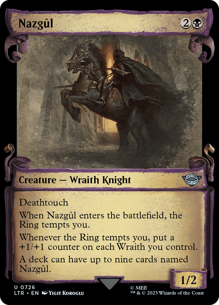 Nazgul (0726) [The Lord of the Rings: Tales of Middle-Earth Showcase Scrolls] | Total Play