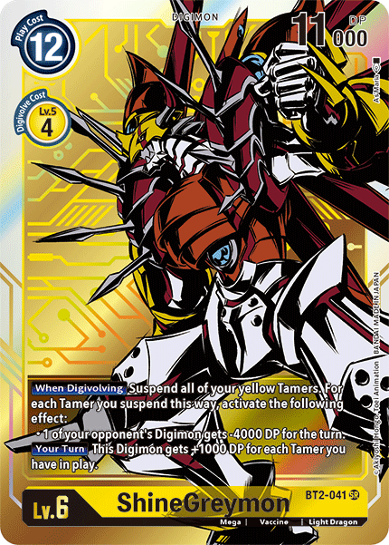 ShineGreymon [BT2-041] (Alternate Art) [Release Special Booster Ver.1.5] | Total Play