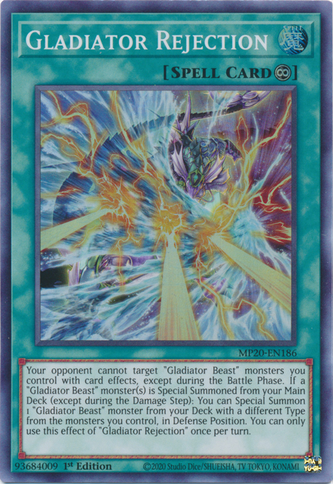 Gladiator Rejection [MP20-EN186] Super Rare | Total Play