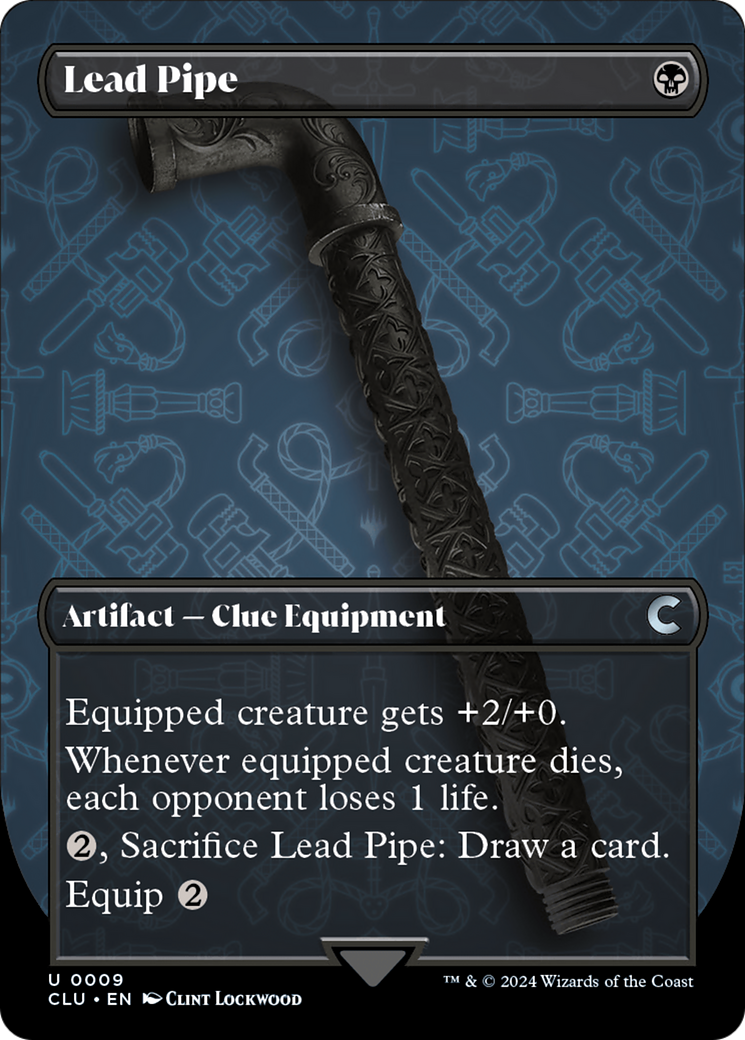 Lead Pipe (Borderless) [Ravnica: Clue Edition] | Total Play