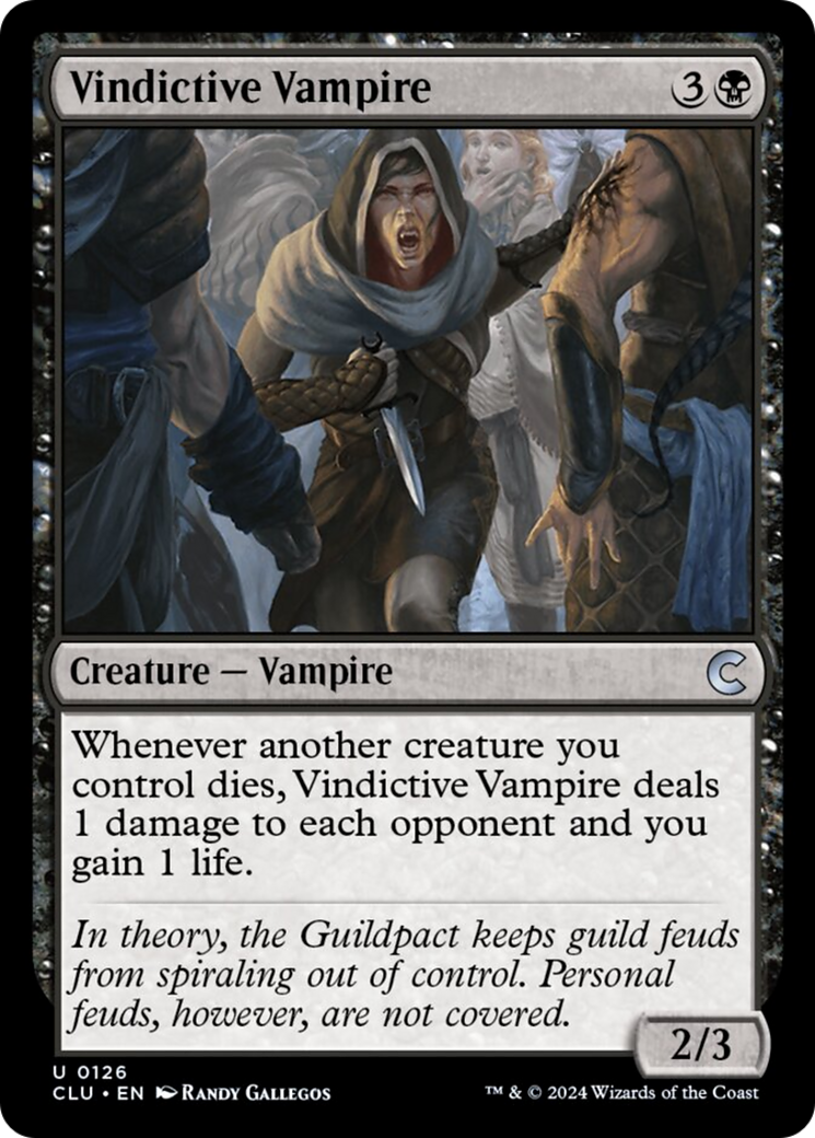 Vindictive Vampire [Ravnica: Clue Edition] | Total Play