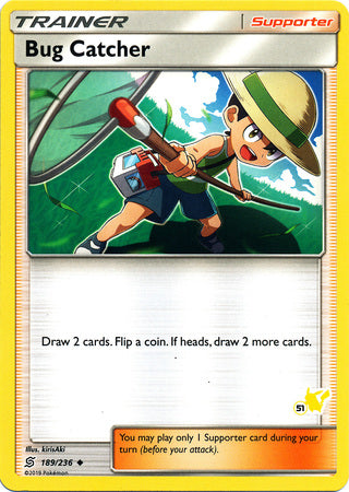 Bug Catcher (189/236) (Pikachu Stamp #51) [Battle Academy 2020] | Total Play