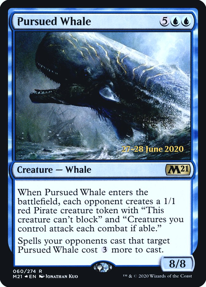 Pursued Whale [Core Set 2021 Prerelease Promos] | Total Play