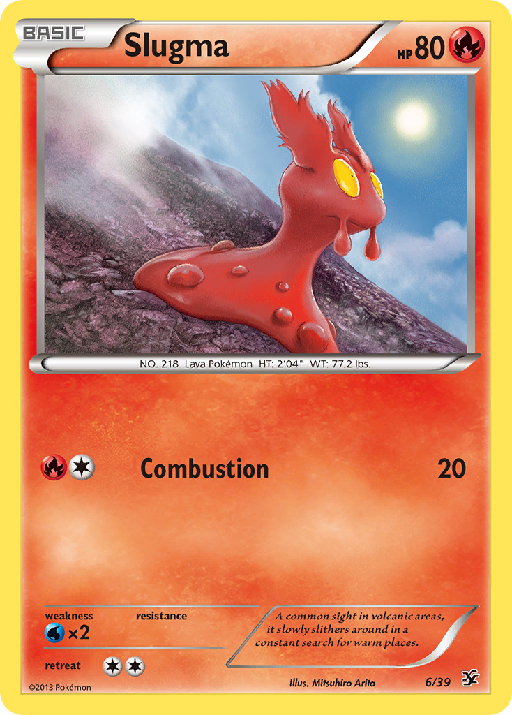 Slugma (6/39) [XY: Kalos Starter Set] | Total Play