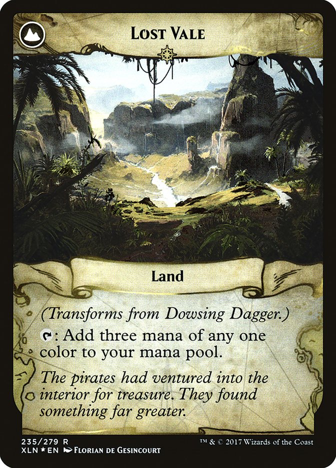 Dowsing Dagger // Lost Vale [Ixalan Prerelease Promos] | Total Play