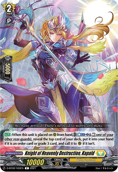 Knight of Heavenly Destruction, Kapald (D-BT02/100EN) [A Brush with the Legends] | Total Play