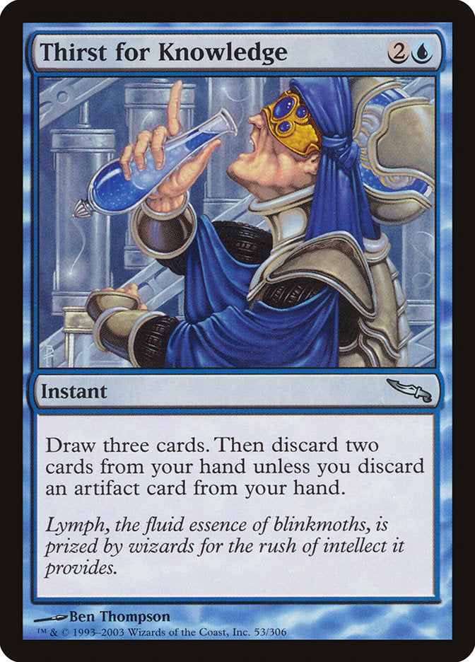 Thirst for Knowledge [Mirrodin] | Total Play