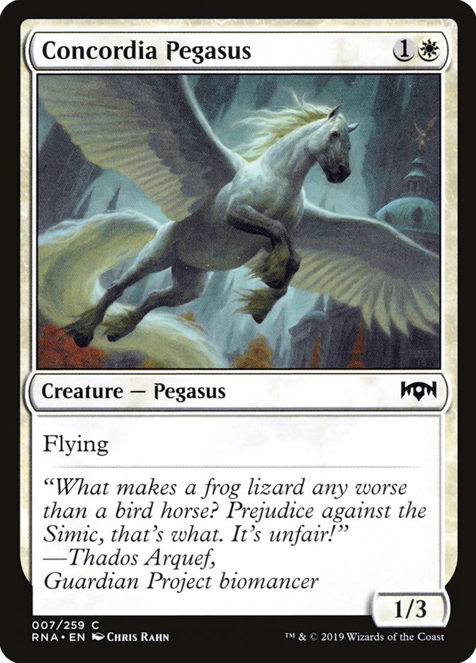 Concordia Pegasus [Ravnica Allegiance] | Total Play