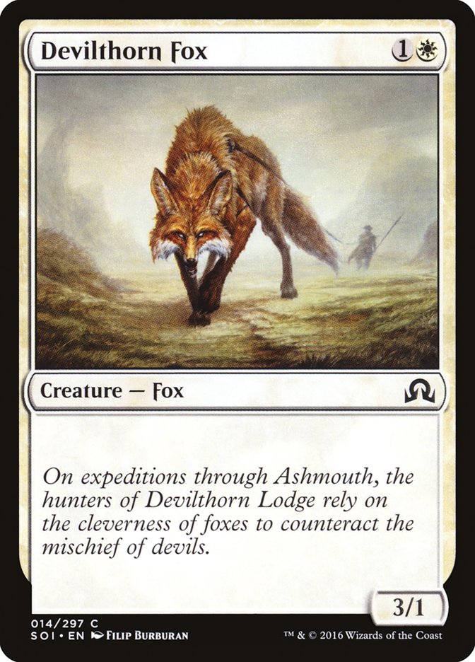 Devilthorn Fox [Shadows over Innistrad] | Total Play