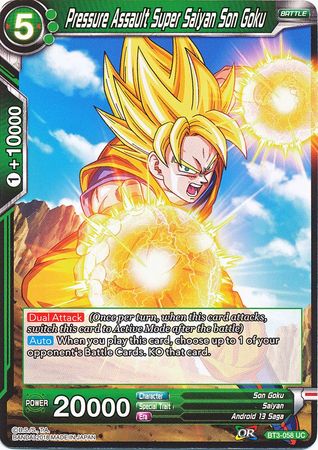 Pressure Assault Super Saiyan Son Goku (BT3-058) [Cross Worlds] | Total Play