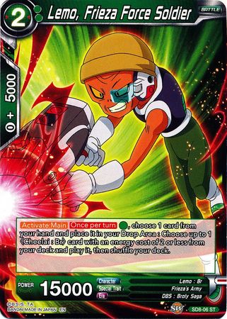 Lemo, Frieza Force Soldier (Starter Deck - Rising Broly) (SD8-06) [Destroyer Kings] | Total Play