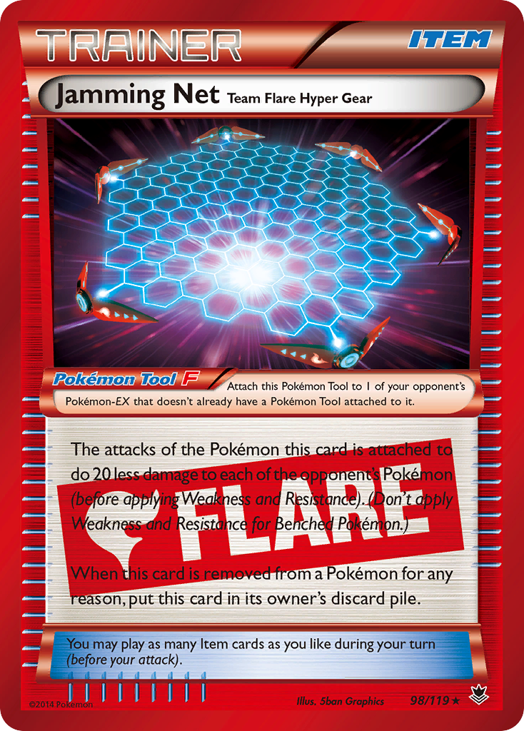 Jamming Net Team Flare Hyper Gear (98/119) [XY: Phantom Forces] | Total Play