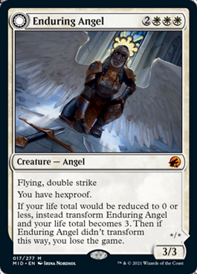 Enduring Angel // Angelic Enforcer [Innistrad: Midnight Hunt] | Total Play