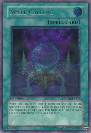 Spell Calling [POTD-EN039] Ultimate Rare | Total Play