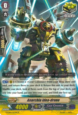 Anarchia Idea-drone (G-CB04/027EN) [Gear of Fate] | Total Play