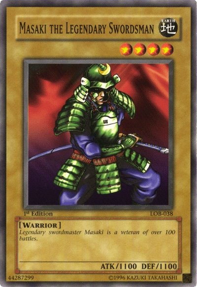 Masaki the Legendary Swordsman [LOB-038] Common | Total Play