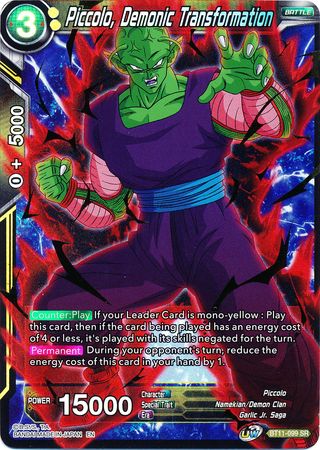 Piccolo, Demonic Transformation (BT11-099) [Vermilion Bloodline 2nd Edition] | Total Play