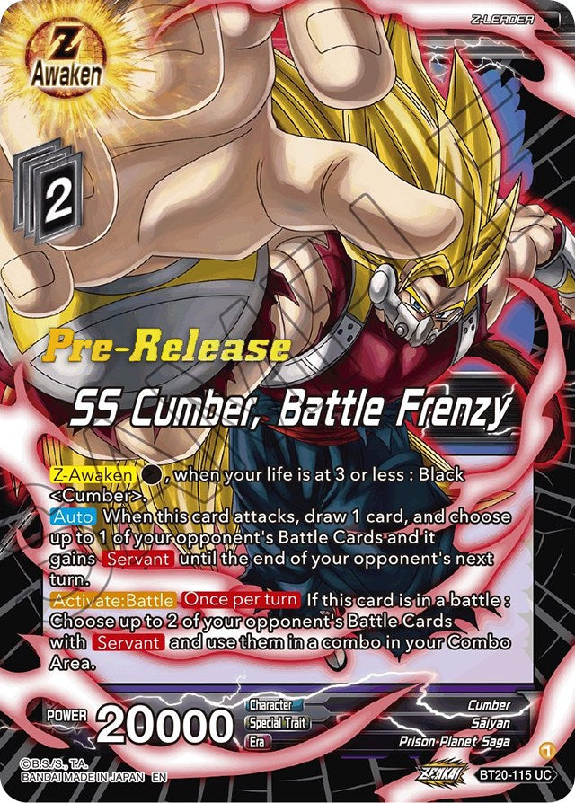 SS Cumber, Battle Frenzy (BT20-115) [Power Absorbed Prerelease Promos] | Total Play