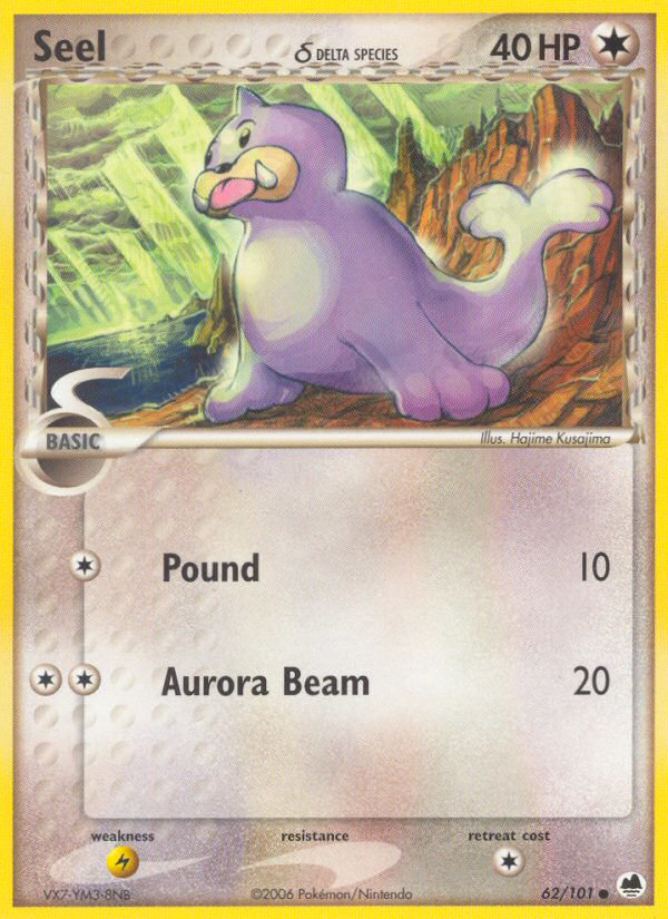 Seel (62/101) (Delta Species) [EX: Dragon Frontiers] | Total Play
