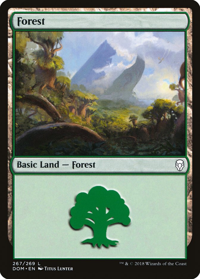Forest (267) [Dominaria] | Total Play