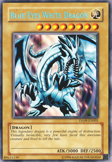 Blue-Eyes White Dragon (Blue) [DL09-EN001] Rare | Total Play