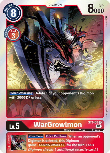 WarGrowlmon [ST7-08] [Starter Deck: Gallantmon] | Total Play