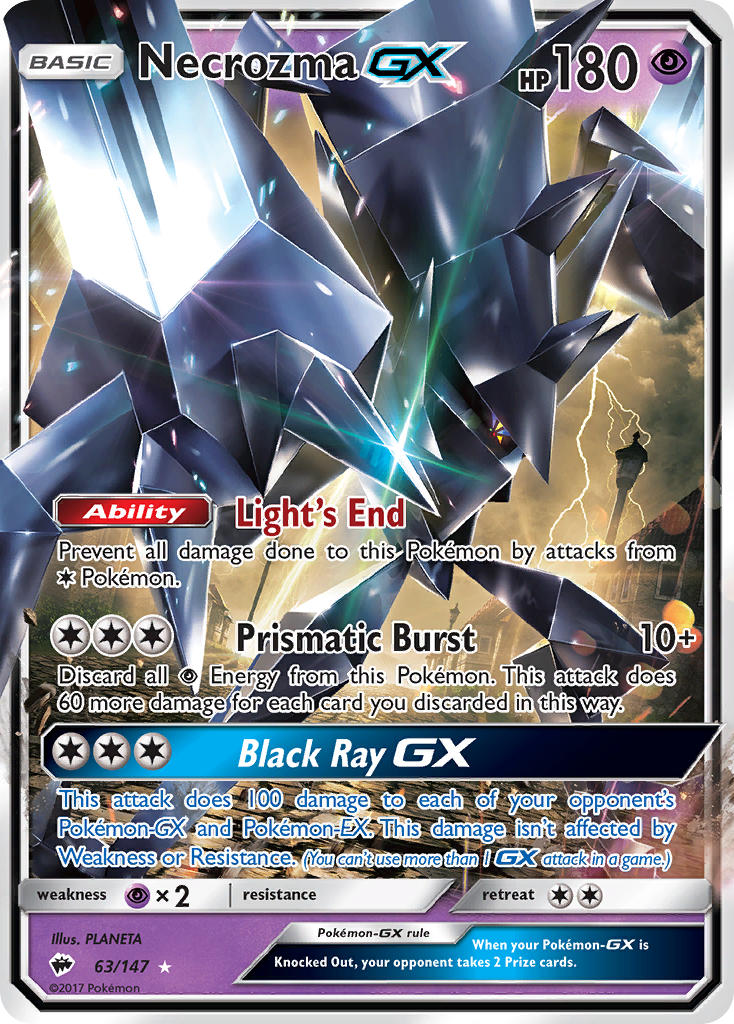 Necrozma GX (63/147) [Sun & Moon: Burning Shadows] | Total Play