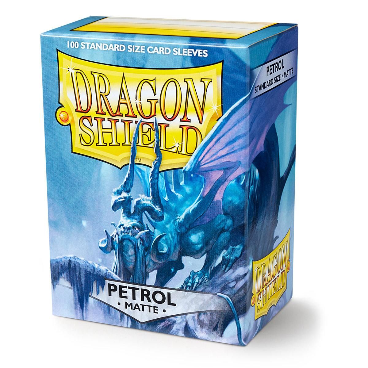 Dragon Shield: Standard 100ct Sleeves - Petrol (Matte) | Total Play