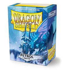 Dragon Shield: Standard 100ct Sleeves - Petrol (Matte) | Total Play