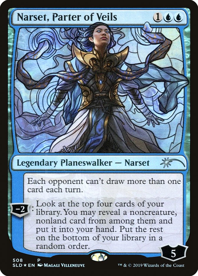 Narset, Parter of Veils (Stained Glass) [Secret Lair Drop Promos] | Total Play
