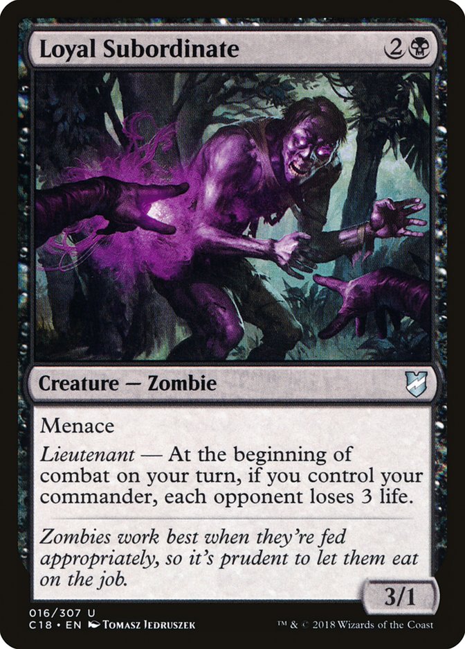 Loyal Subordinate [Commander 2018] | Total Play