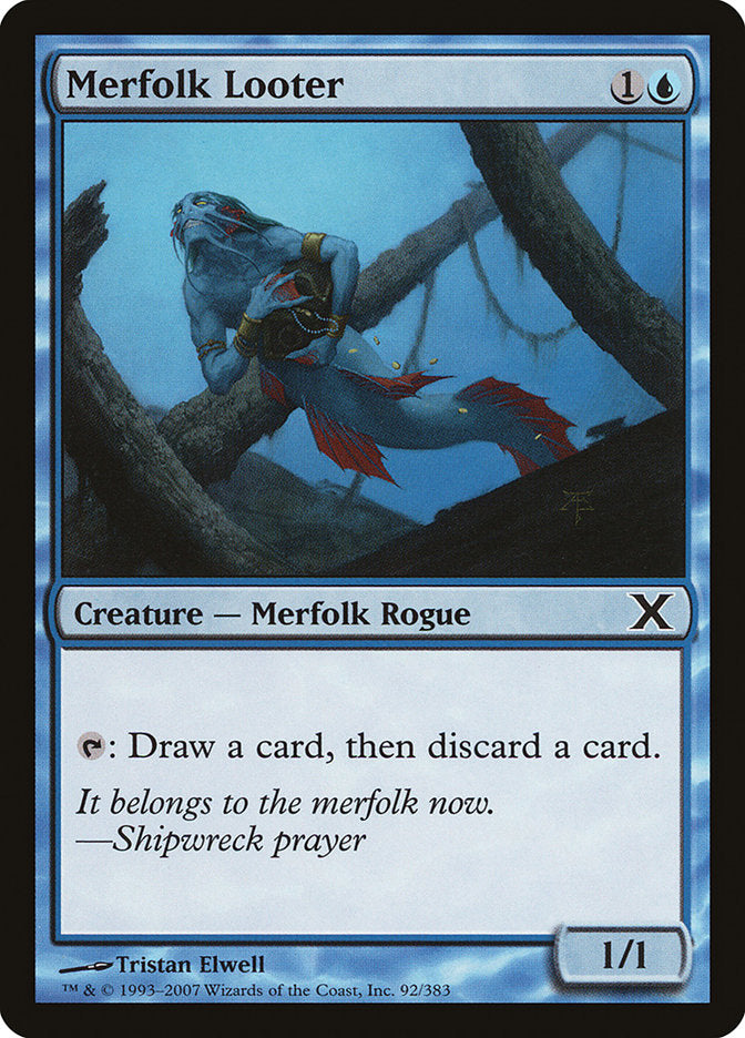 Merfolk Looter [Tenth Edition] | Total Play