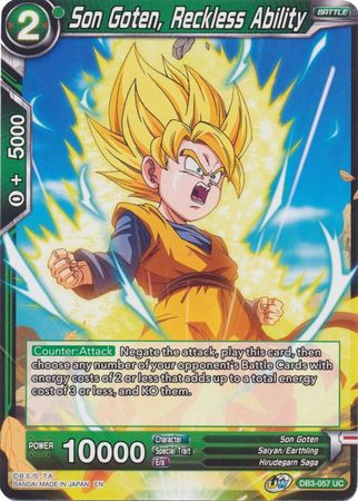 Son Goten, Reckless Ability (DB3-057) [Giant Force] | Total Play