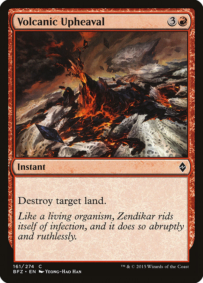 Volcanic Upheaval [Battle for Zendikar] | Total Play