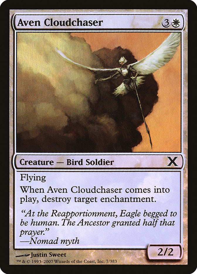 Aven Cloudchaser (Premium Foil) [Tenth Edition] | Total Play