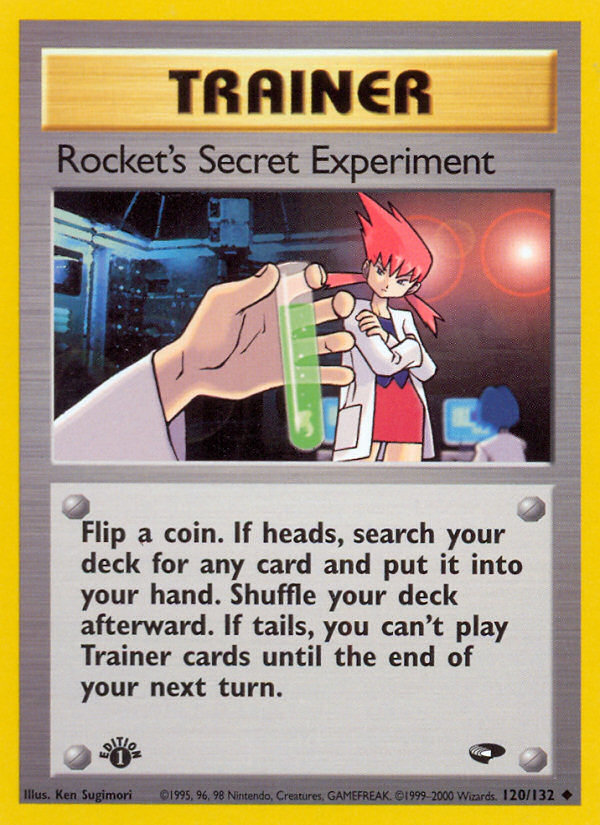 Rocket's Secret Experiment (120/132) [Gym Challenge 1st Edition] | Total Play