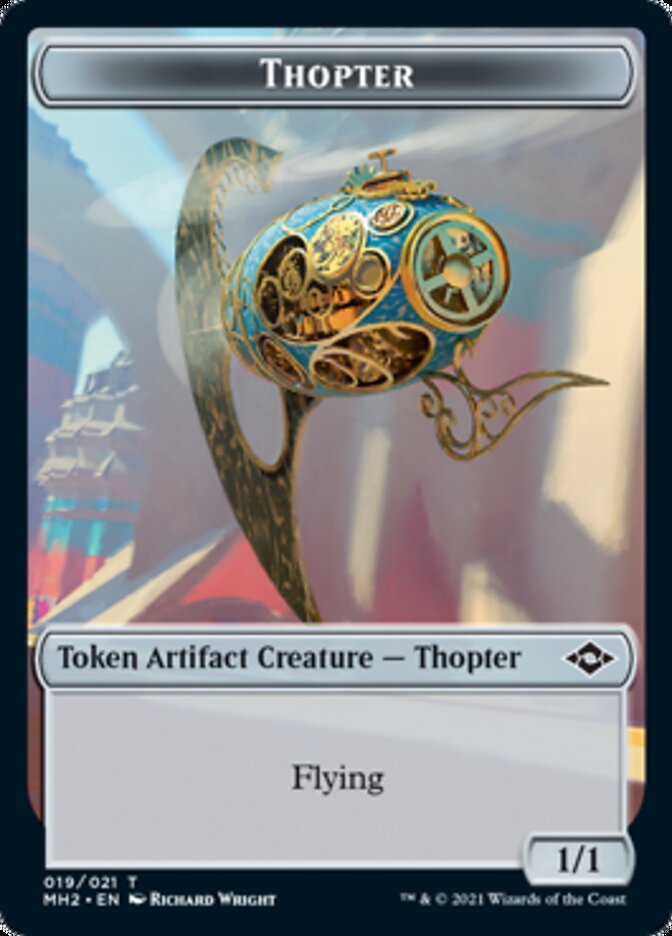 Clue (14) // Thopter Double-Sided Token [Modern Horizons 2 Tokens] | Total Play