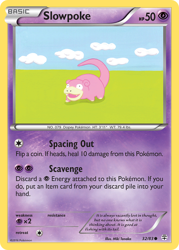 Slowpoke (32/83) [XY: Generations] | Total Play