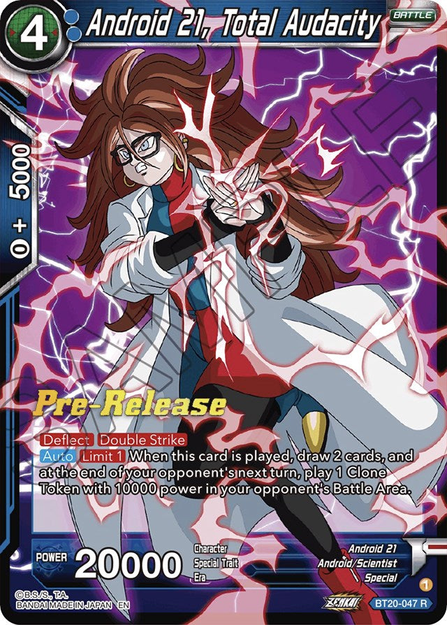 Android 21, Total Audacity (BT20-047) [Power Absorbed Prerelease Promos] | Total Play