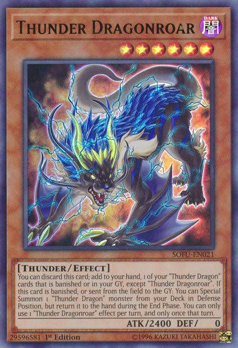 Thunder Dragonroar [SOFU-EN021] Ultra Rare | Total Play