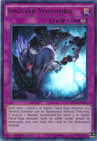Sinister Yorishiro [MP14-EN182] Ultra Rare | Total Play