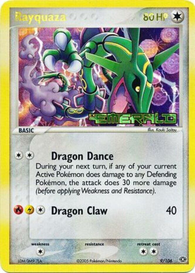 Rayquaza (9/106) (Stamped) [EX: Emerald] | Total Play