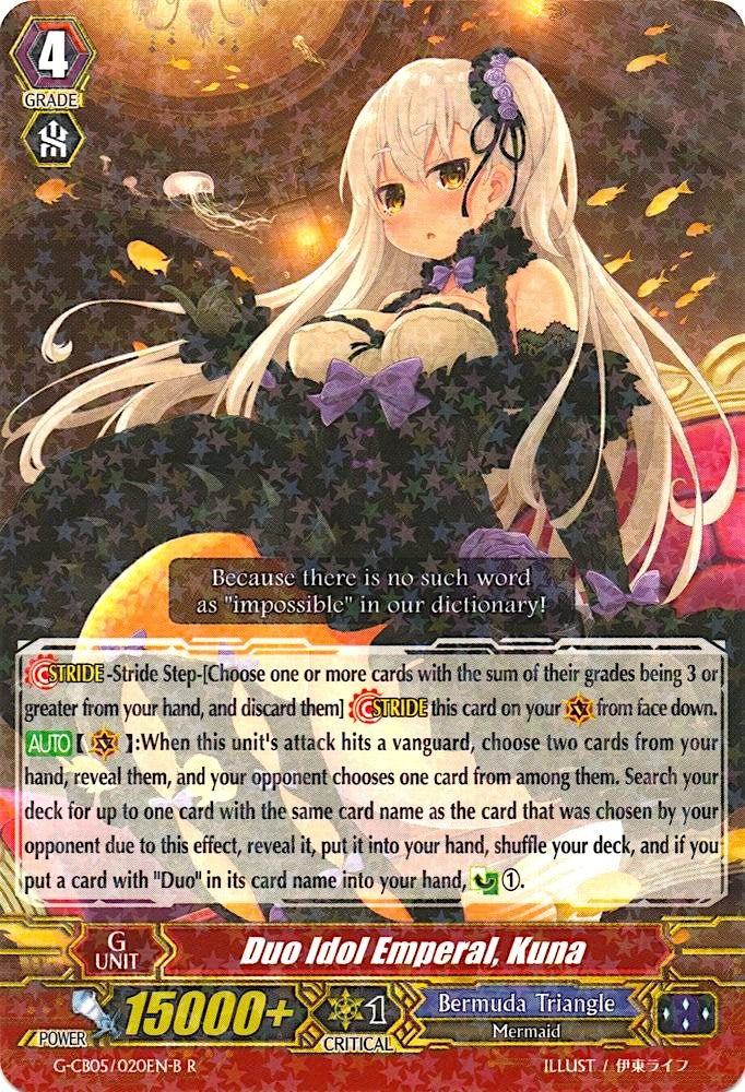 Duo Idol Emperal, Kuna (Black) (G-CB05/020EN B) [Prismatic Divas] | Total Play