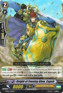 Knight of Evening Glow, Capoir (G-SD02/008EN) [G-Start Deck 2: Knight of the Sun] | Total Play