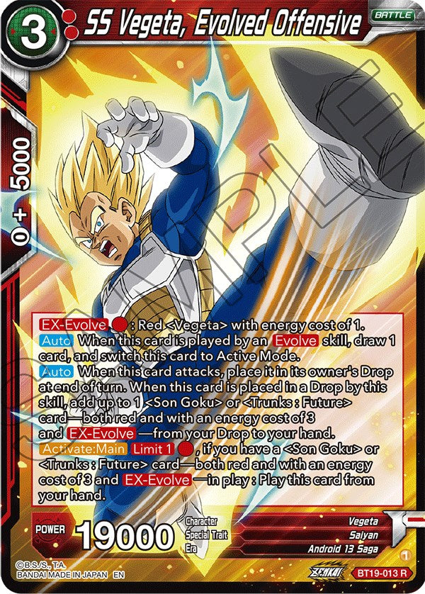 SS Vegeta, Evolved Offensive (BT19-013) [Fighter's Ambition] | Total Play