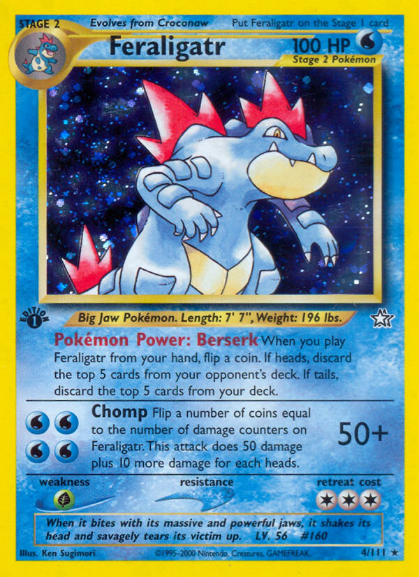 Feraligatr (4/111) [Neo Genesis 1st Edition] | Total Play